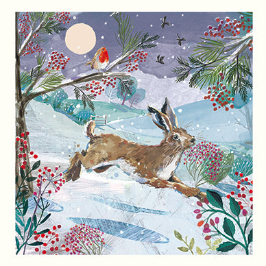 LEAPING HARE - Pack of 6 Charity Cards