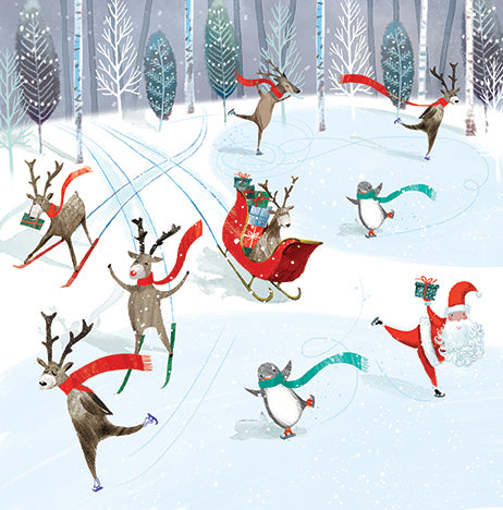 SKATING IN THE WOODS