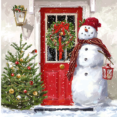 Pack of 6 Charity Christmas Cards - Festive Snowman