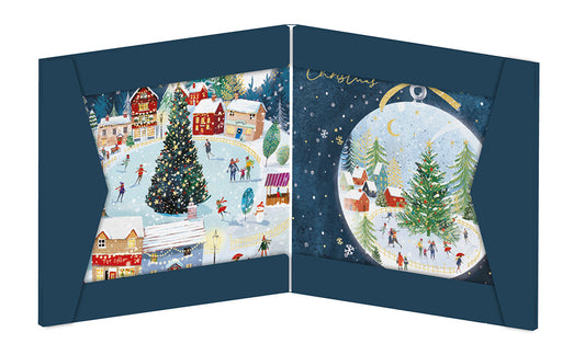 Small Premium Box of 8 Christmas scene Christmas Cards