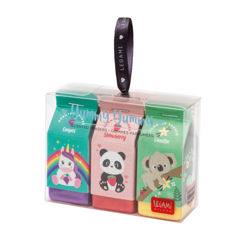 Pack of 3 Legami Scented Erasers
