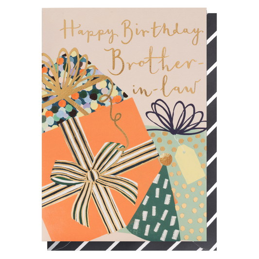 Happy Birthday Brother in Law Birthday Tassles Greeting Card