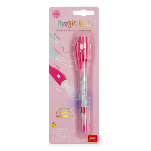 Legami Invisible Ink, Secret Message Pens - Space or Unicorn Design