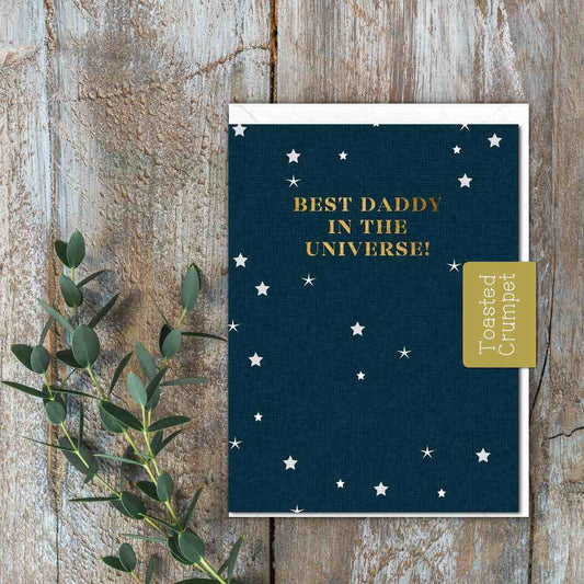 Best Daddy in the Universe Greeting Card