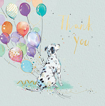 Dalmation Balloons Thank You Multipack