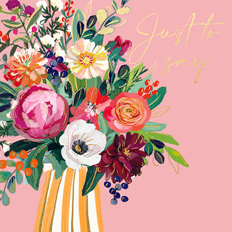Floral Bunch Just to Say Multipack Cards