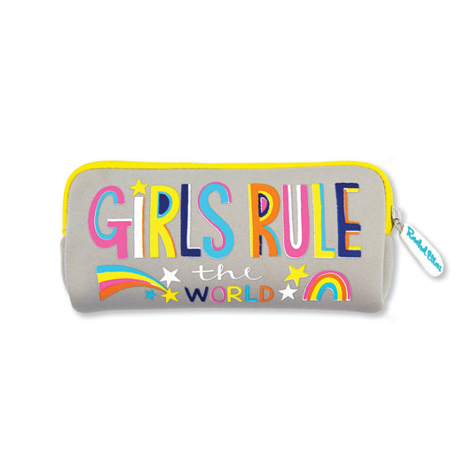 Neoprene Pencil Cases -  Girls Rule