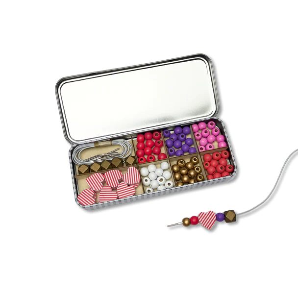 Love & Hearts Bracelet Bead Kit