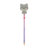 Legami Squeezie Pencil with adorable topper - multiple to choose from.