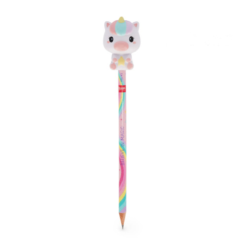 Legami Squeezie Pencil with adorable topper - multiple to choose from.
