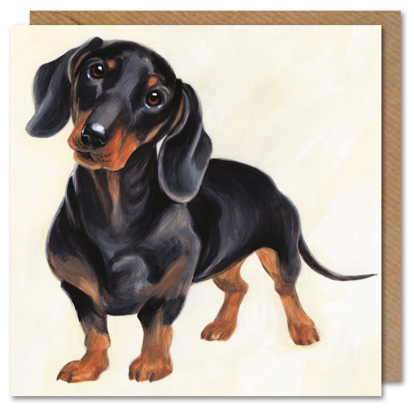 Daschund Greeting Card