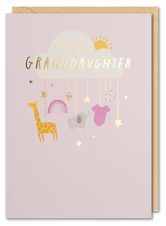 Granddaughter Arrival Greeting Card