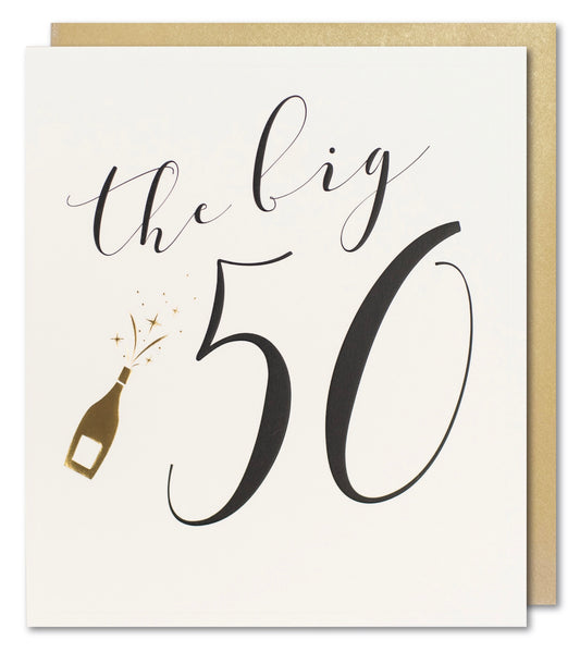 The Big 50 Birthday Card