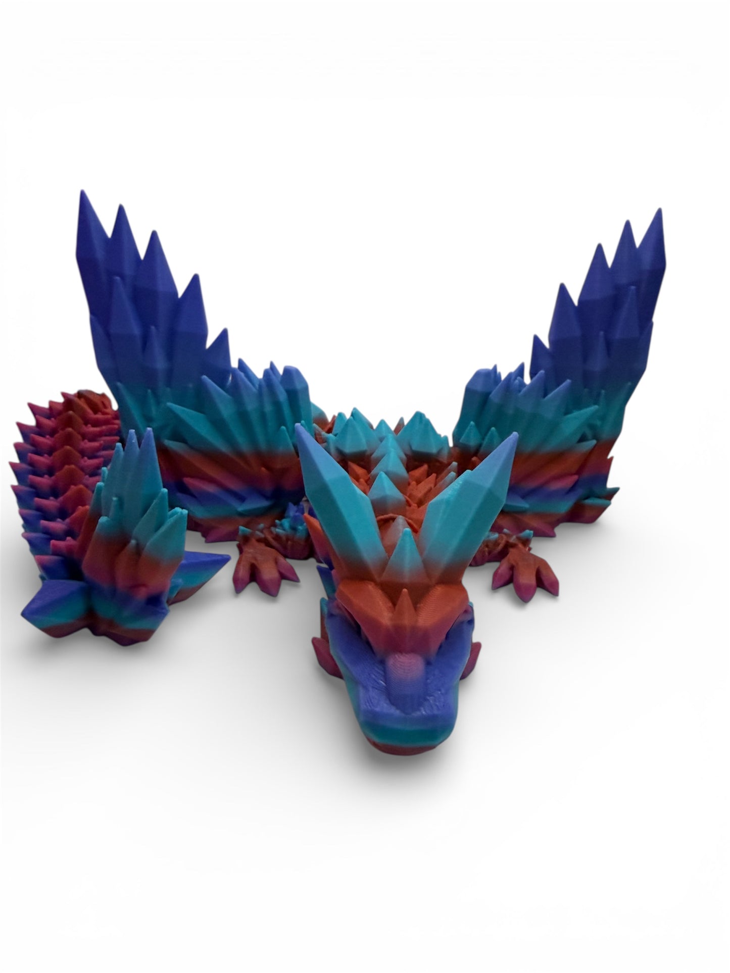Large winged Crystal Dragon - Multiple Colours to Choose From