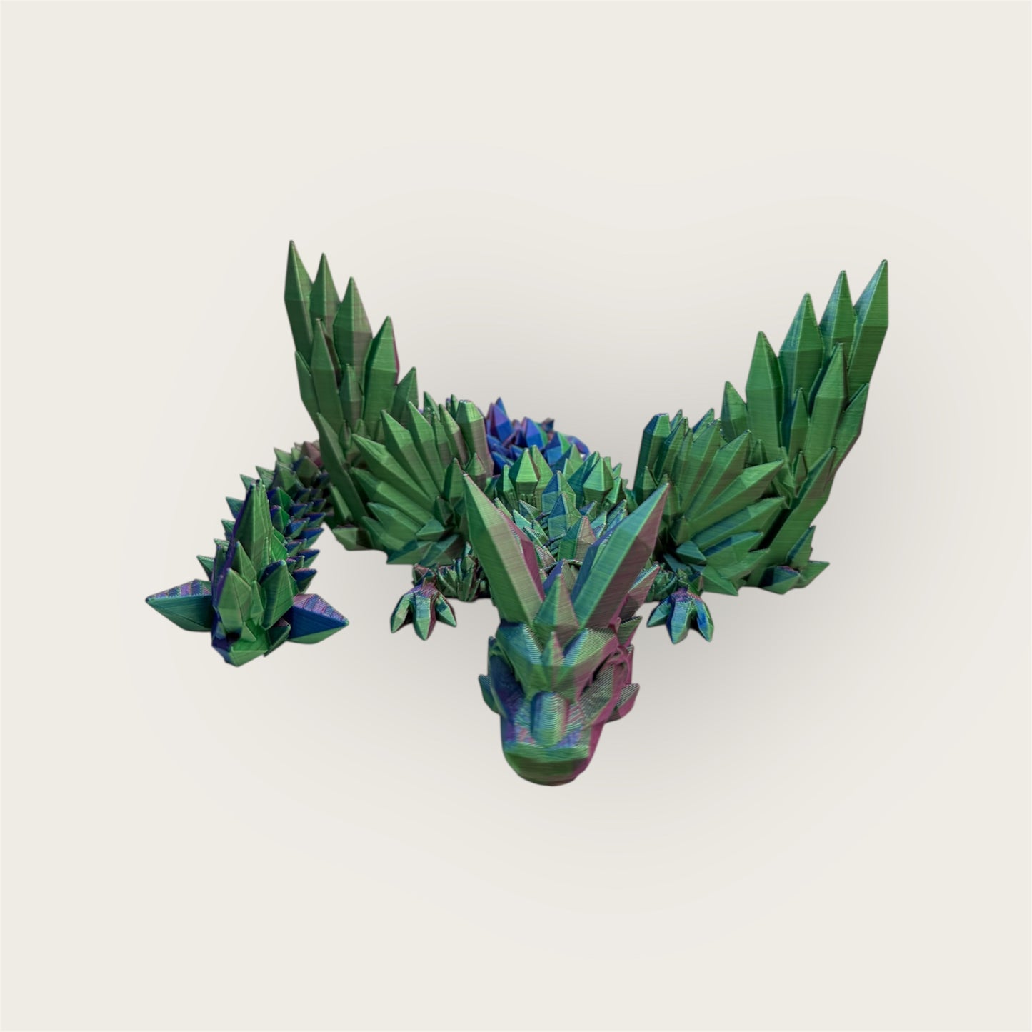 Large winged Crystal Dragon - Multiple Colours to Choose From