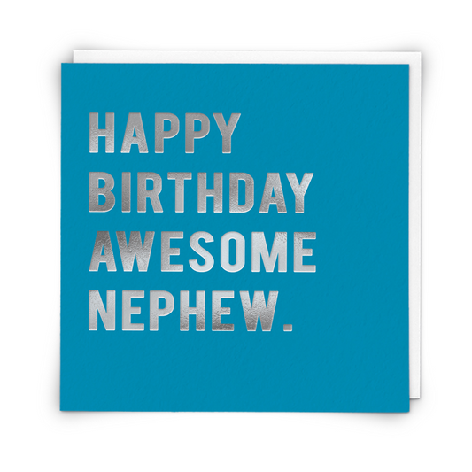 Awesome Nephew Birthday Card