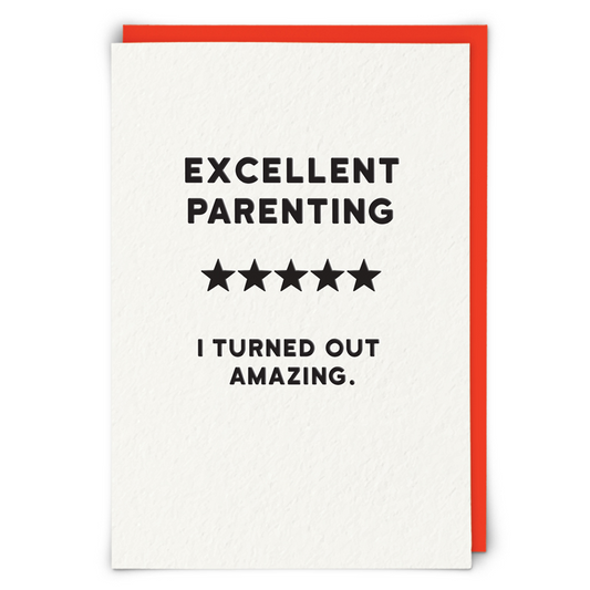 Excellent Parenting - I turned out amazing