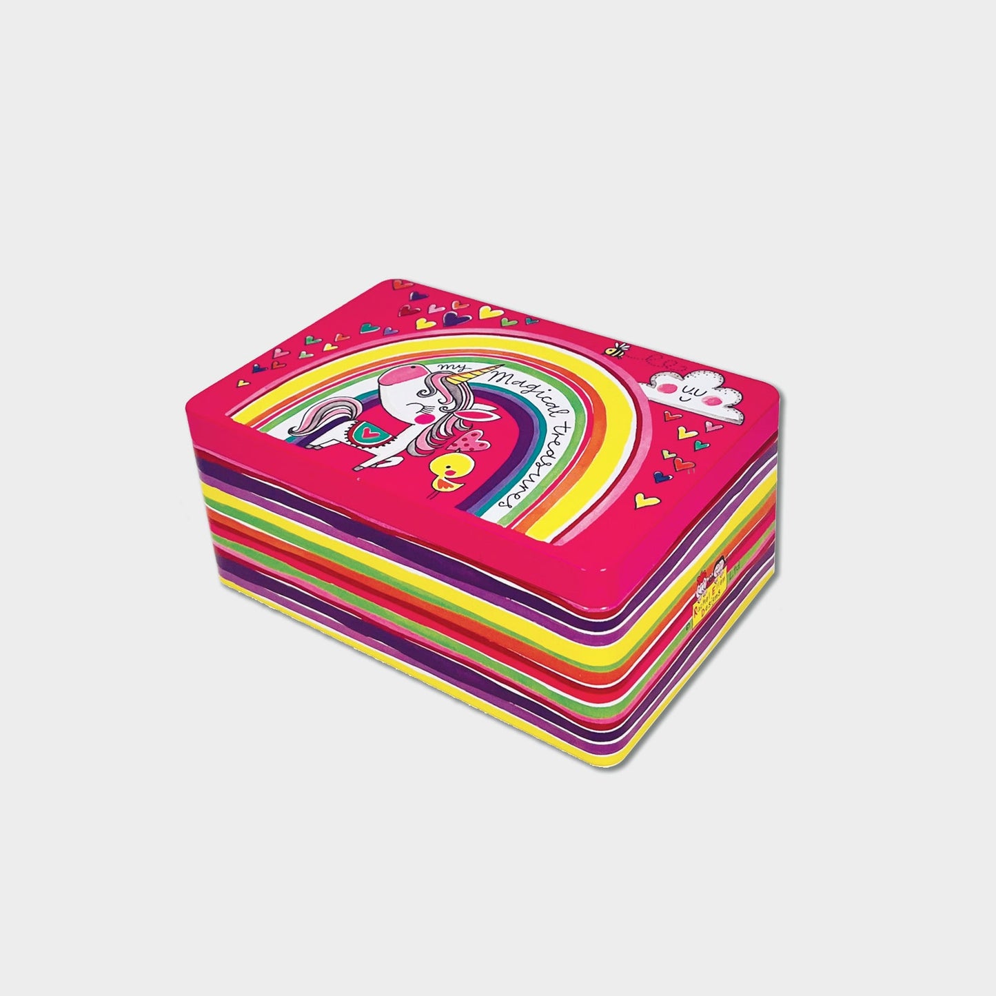 Small Rectangular Tin - My Magical Treasures Unicorn