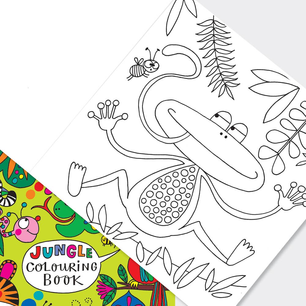 Jungle Colouring Book for Children