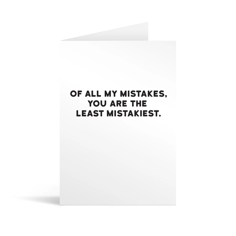 Mistakiest Greeting Card