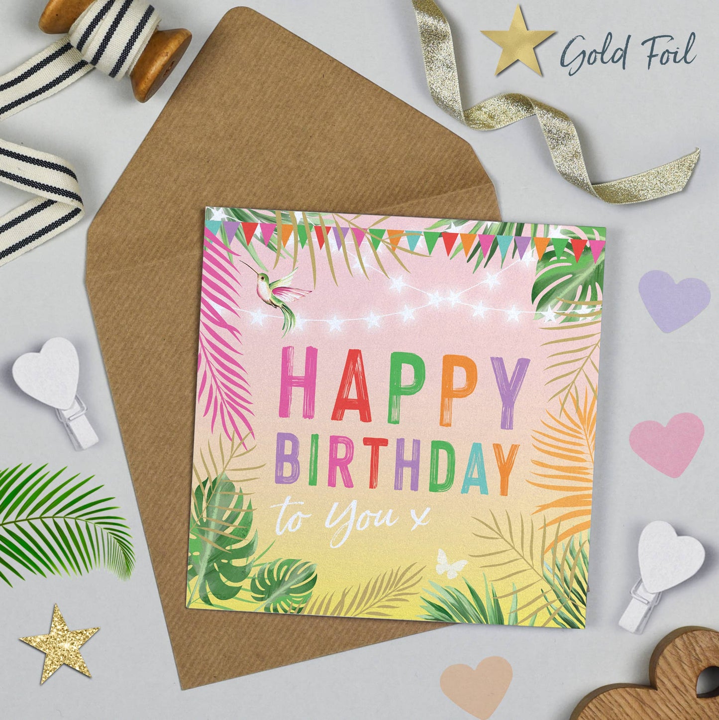 Festival Happy Birthday Card