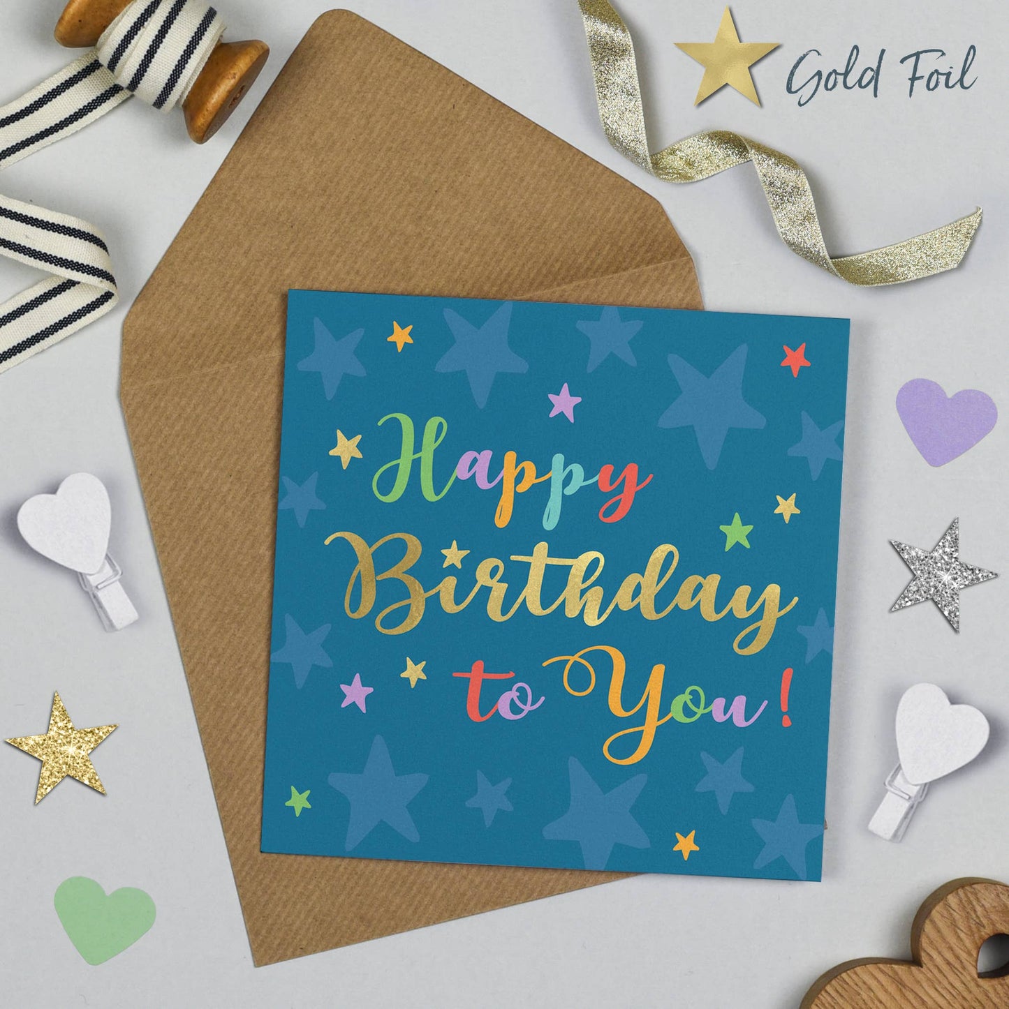 Superstar Birthday Green Card