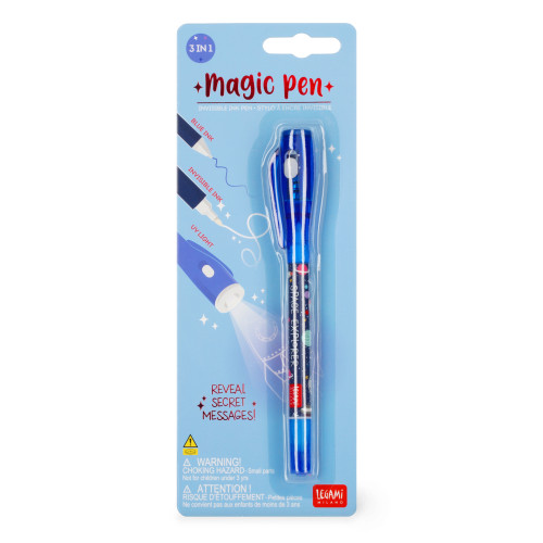 Legami Invisible Ink, Secret Message Pens - Space or Unicorn Design