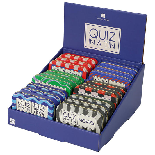 Quiz in a Tin - Perfect Christmas Gift/Stocking Filler