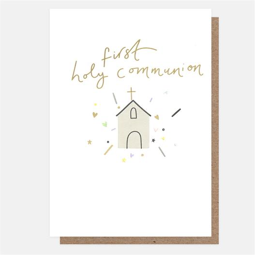 First Holy Communion Greeting Card