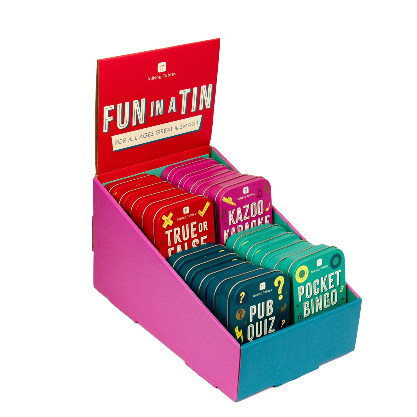 Fun in a Tin - 4 Options to Choose from