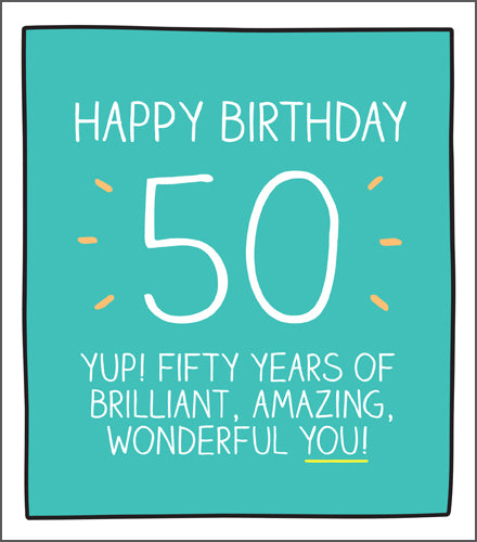 50 Brilliant, Amazing, Wonderful You!