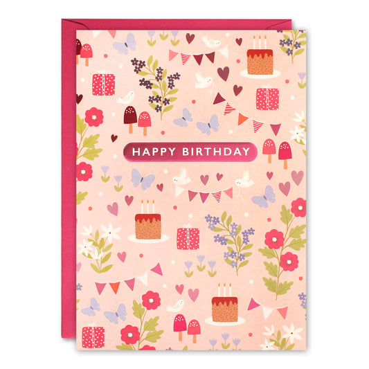 Woodland Kids Birthday Card