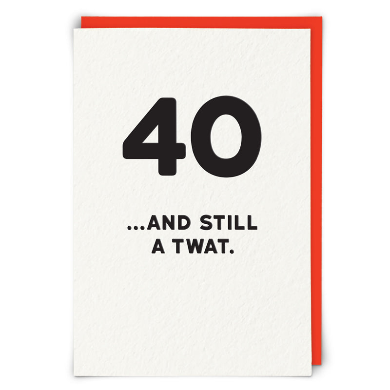 40 and Still...Funny Birthday Card