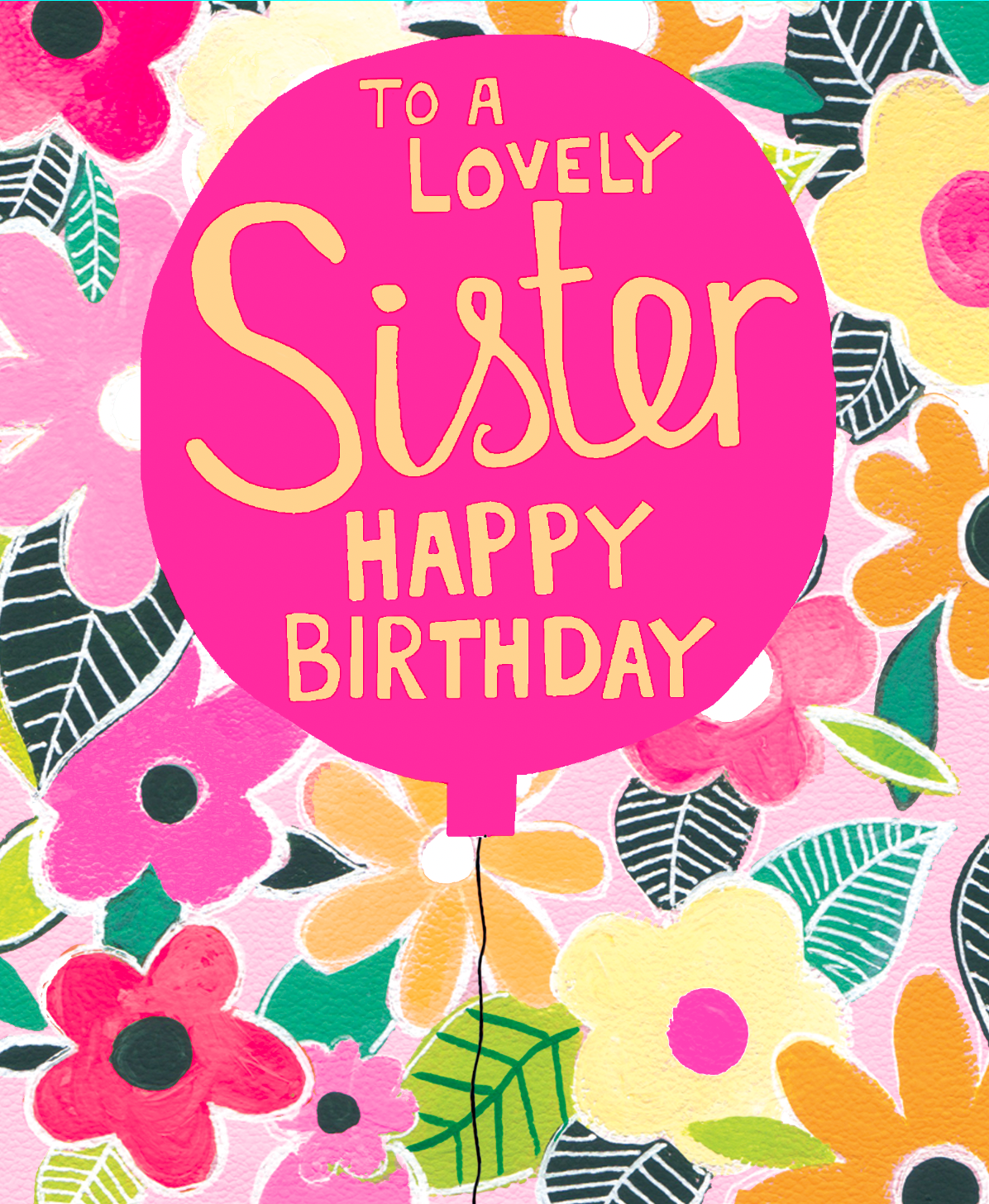 Sister Birthday Card