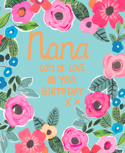 Nana Birthday Card