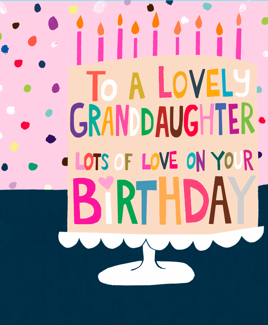 Grandaughter Birthday Card