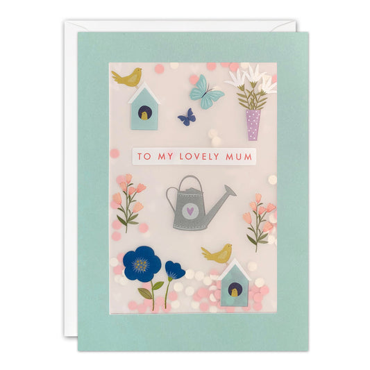 Gardening Mother's Day Paper Shakies Card