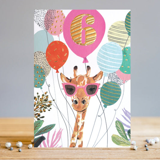 6th Birthday Giraffe