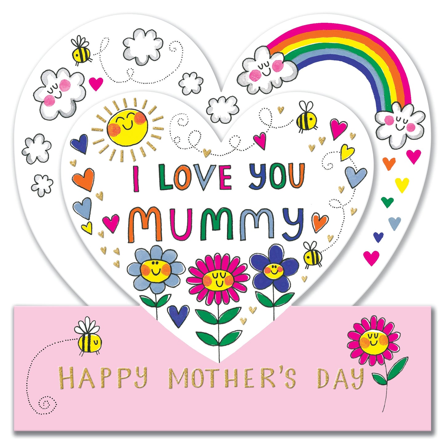 Happy Mother's Day I love You Mummy Greeting Card