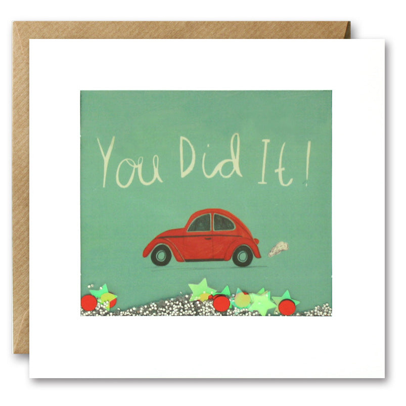 You Did It Car Shakies Card