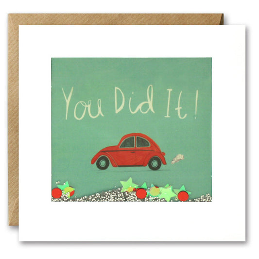 You Did It Car Shakies Card