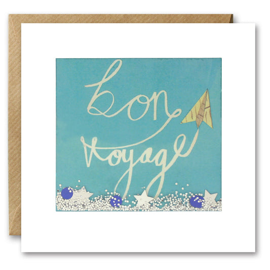 Paper Plane Bon Voyage Shakies Card