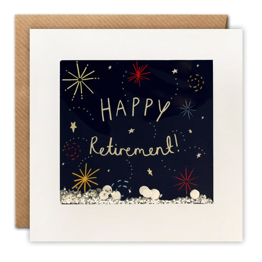 Retirement Fireworks Shakies Card