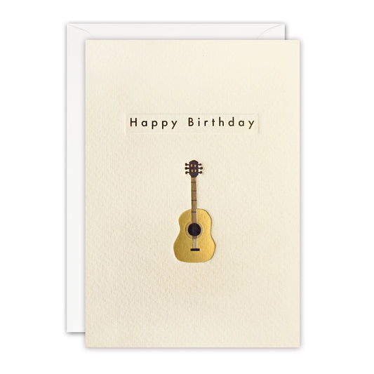 Birthday Guitar Ingot Card